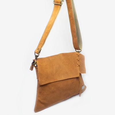 Caramel Brown Braided Wallet