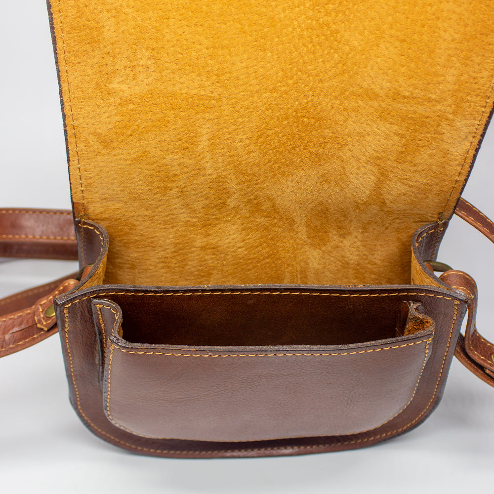 Brown Crossbody Wallet