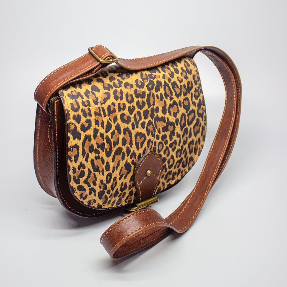 Animal Print Crossbody Wallet