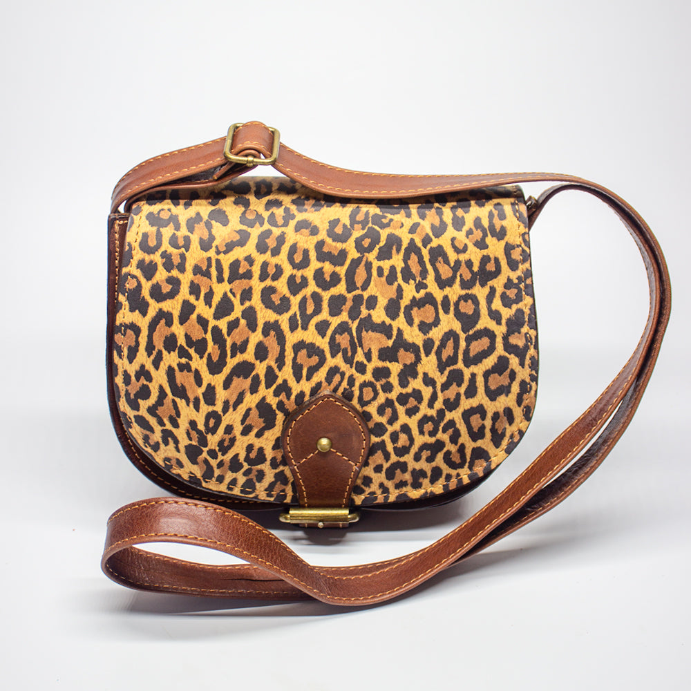 Animal Print Crossbody Wallet