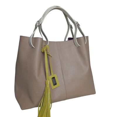 Adelle Taupe women's leather bag