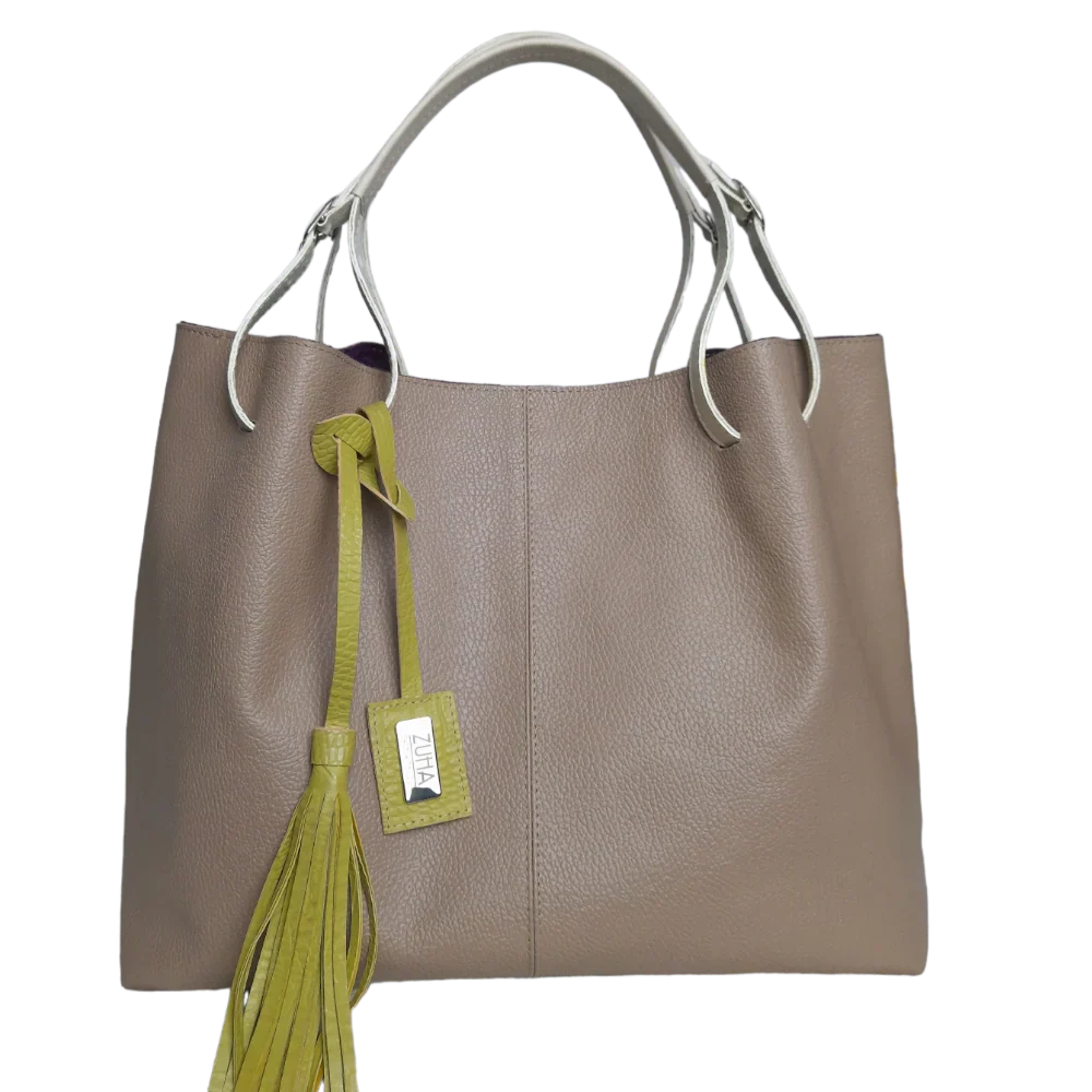 Adelle Taupe women's leather bag