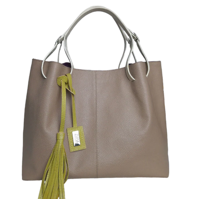 Adelle Taupe women's leather bag