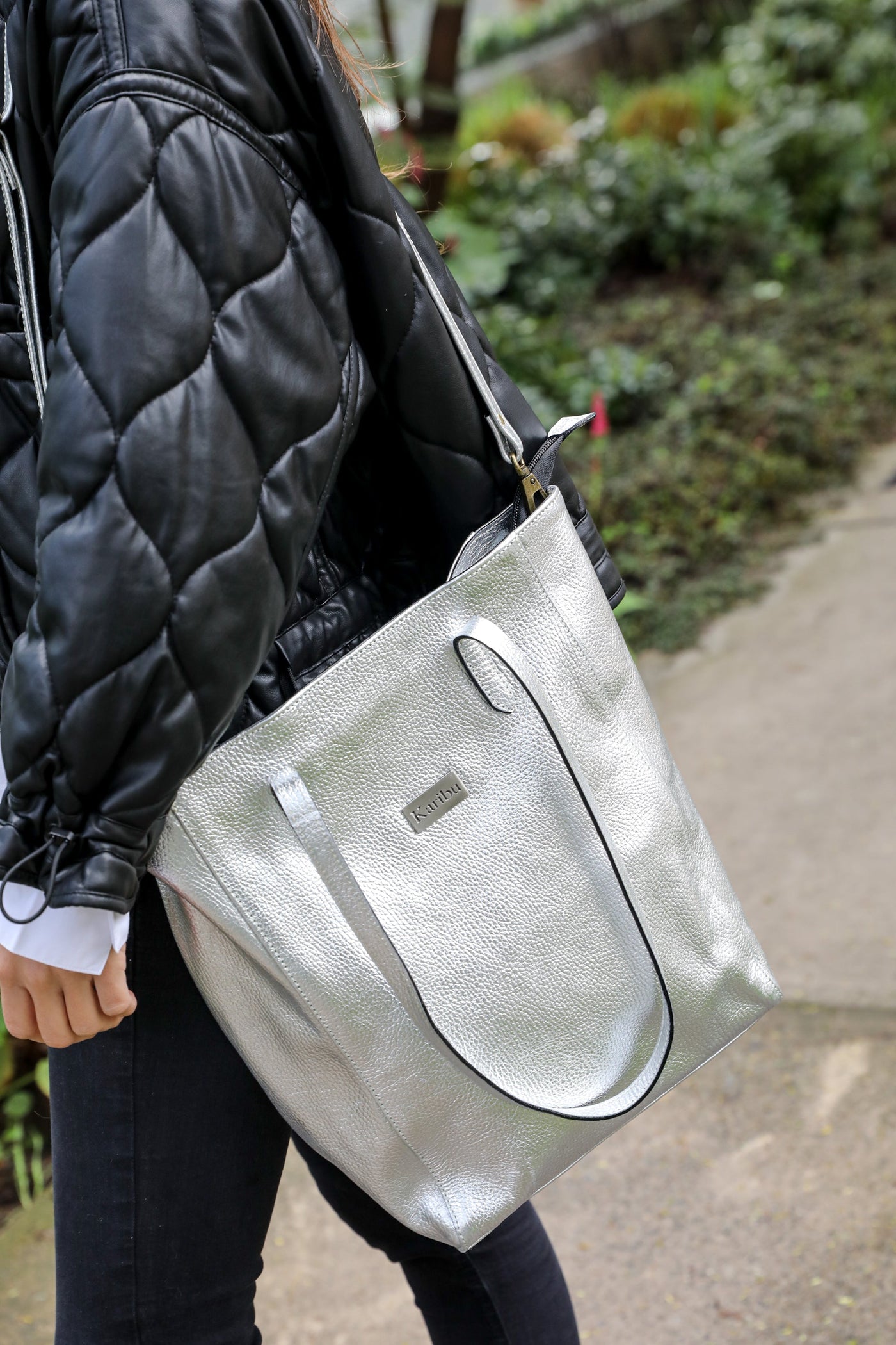 Jacinta silver wallet