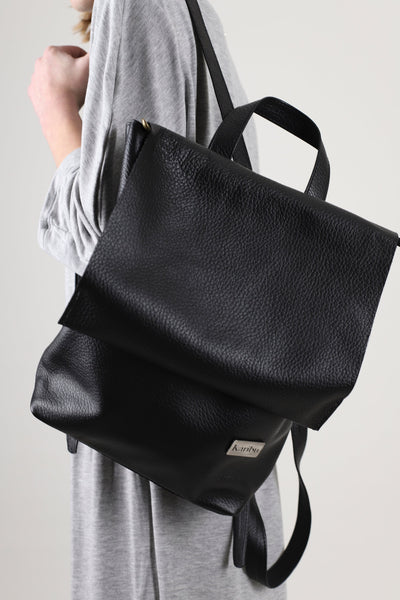 Black Valentina Backpack