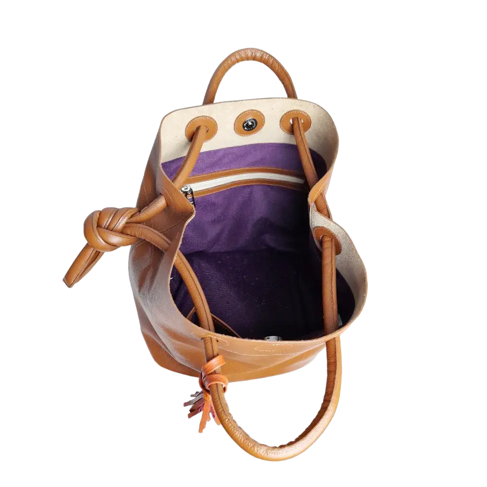 Brigitte Miel women's leather bag