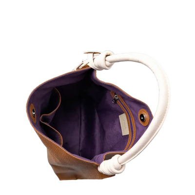 Fernanda Anaconda Honey Women's Leather Handbag