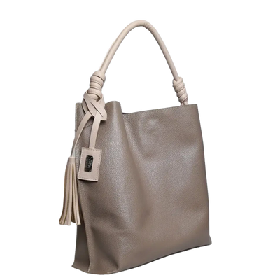 Fernanda Taupe women's leather bag