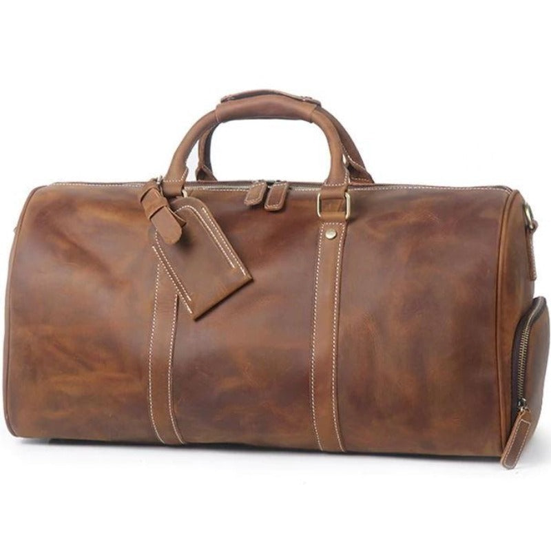 Genuine Leather Overnight  Bag
