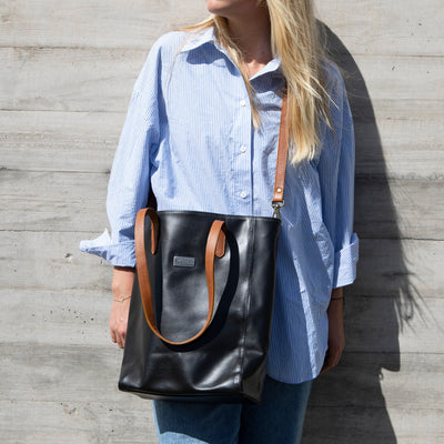 Jacinta Black Wallet with Coffee