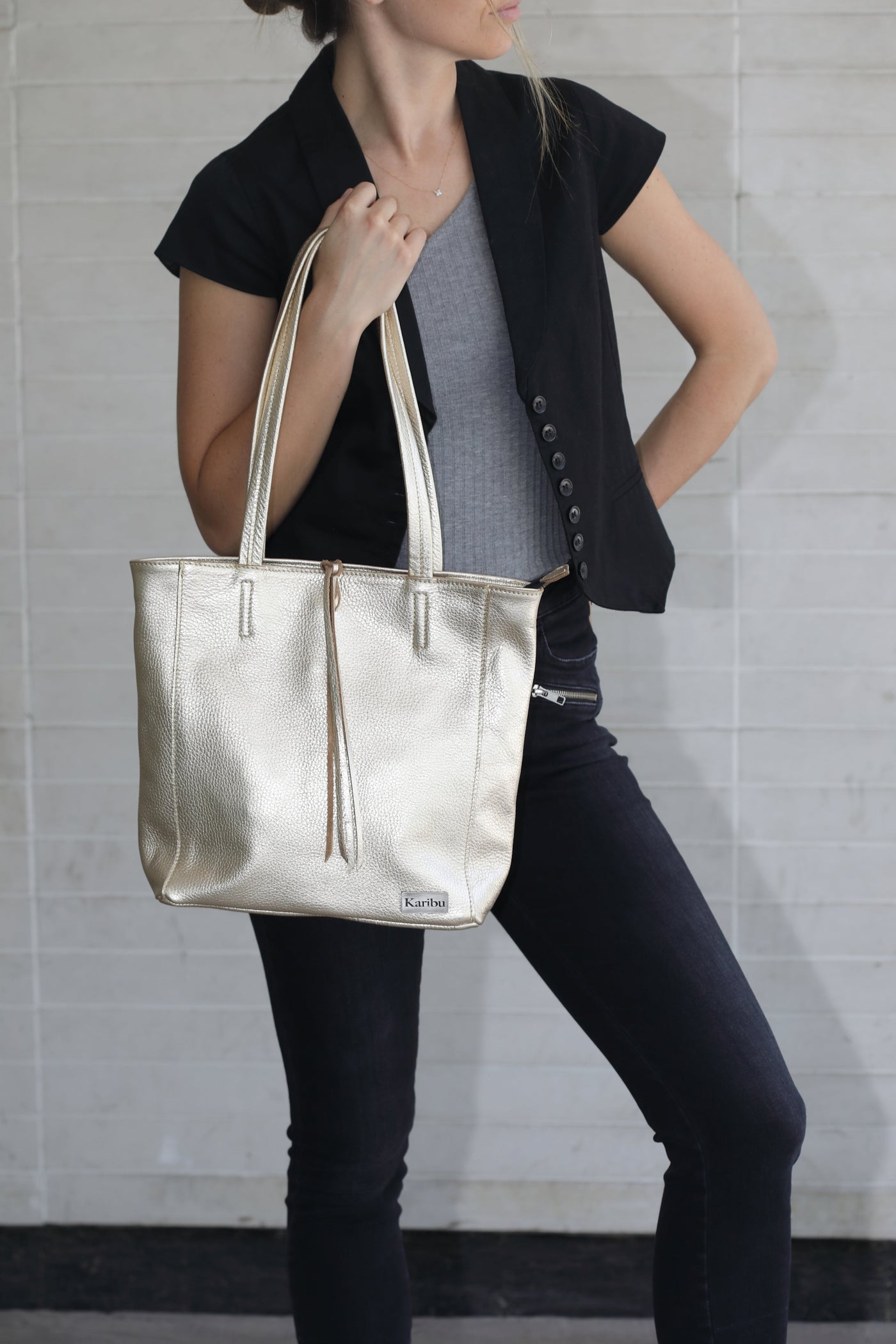 Florence Gold Grain Wallet