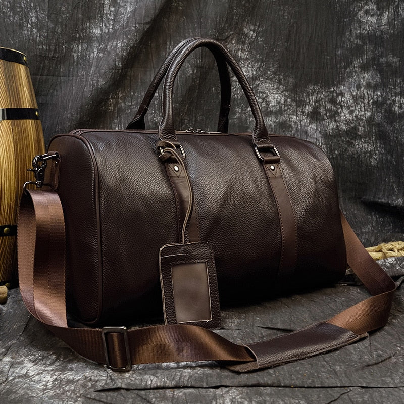 Soft Real Leather Travel Bag