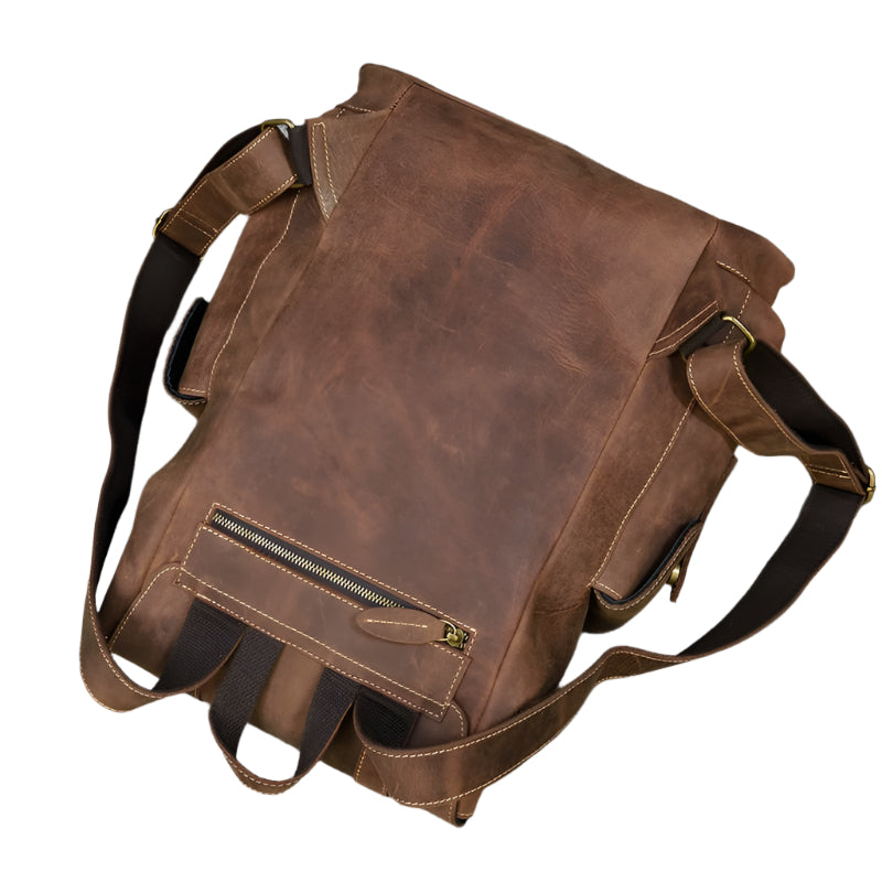 Backpack Large Capacity Leather Bag