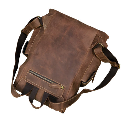 Backpack Large Capacity Leather Bag