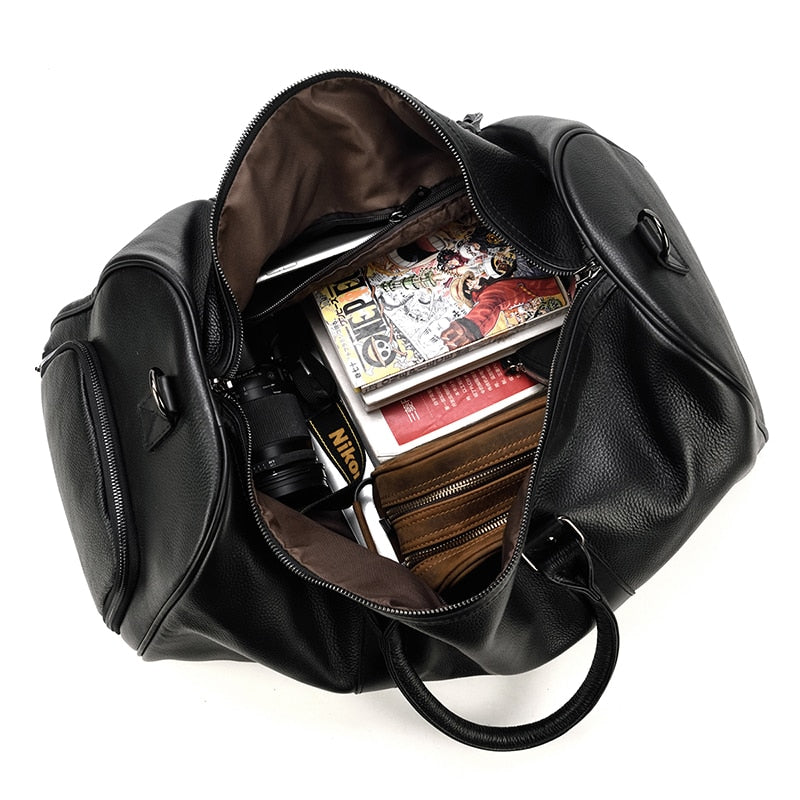 Soft Real Leather Travel Bag