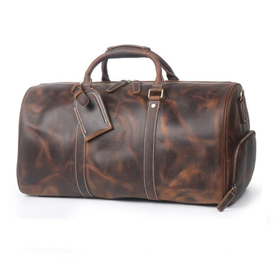 Genuine Leather Overnight  Bag