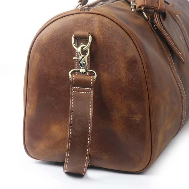 Genuine Leather Overnight  Bag