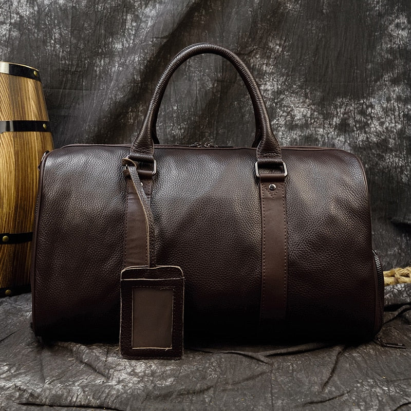 Soft Real Leather Travel Bag